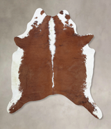 Hereford X-Large Brazilian Cowhide Rug 7'10"H x 6'4"W #B8278 by Hudson Hides