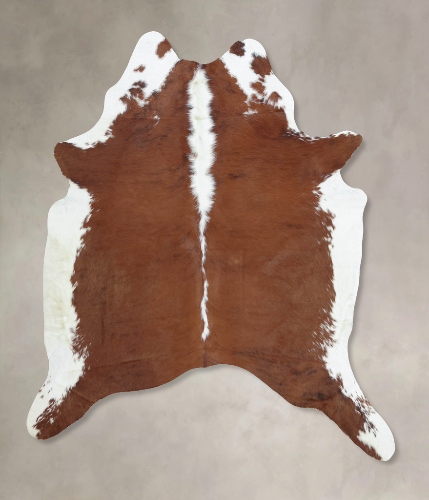 Hereford X-Large Brazilian Cowhide Rug 7'10"H x 6'4"W #B8278 by Hudson Hides
