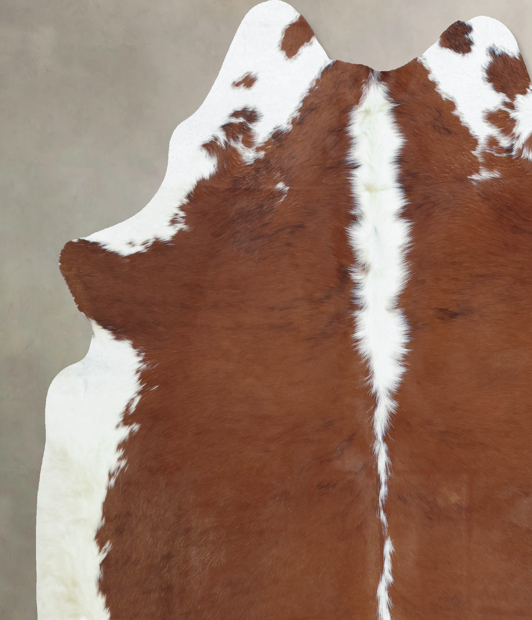 Hereford X-Large Brazilian Cowhide Rug 7'10"H x 6'4"W #B8278 by Hudson