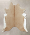Beige XX-Large Brazilian Cowhide Rug 7'11