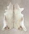 Champagne XX-Large Brazilian Cowhide Rug 7'10