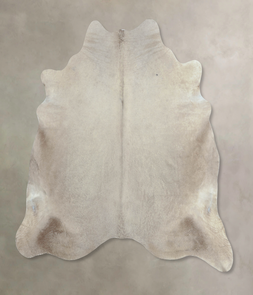 Champagne XX-Large Brazilian Cowhide Rug 7'7"H x 7'2"W #B8302 by Hudson Hides