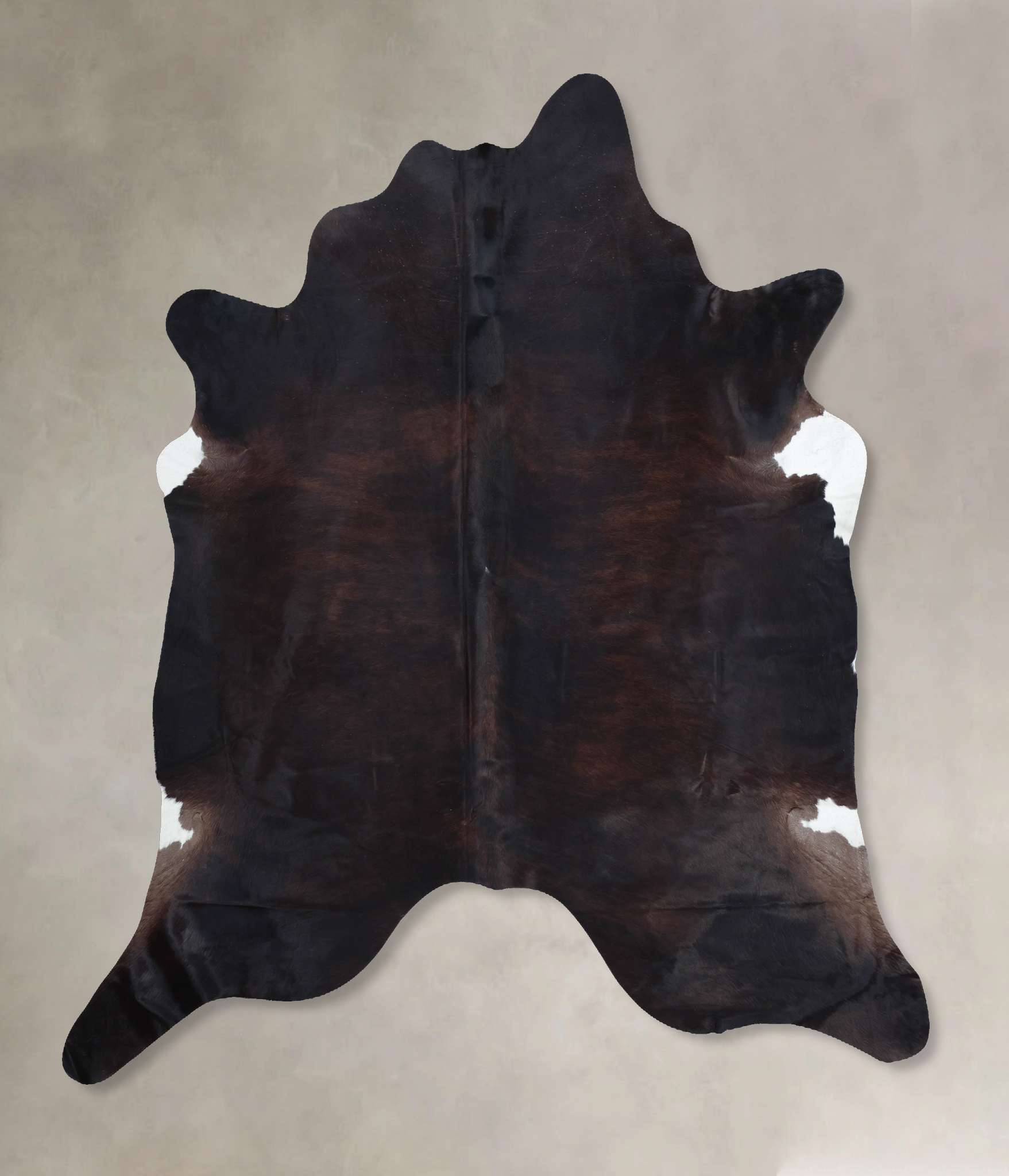 Dark Brindle Cowhide Rug #B8347