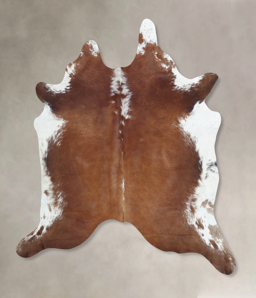 Hereford X-Large Brazilian Cowhide Rug 7'1"H x 6'1"W #B8400 by Hudson Hides