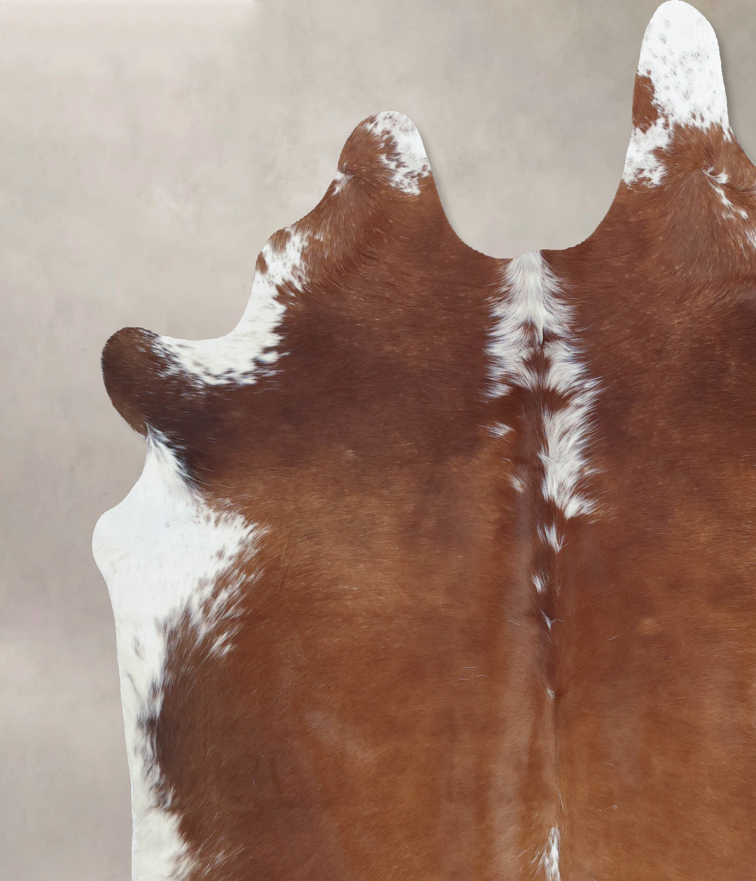 Hereford X-Large Brazilian Cowhide Rug 7'1"H x 6'1"W #B8400 by Hudson 