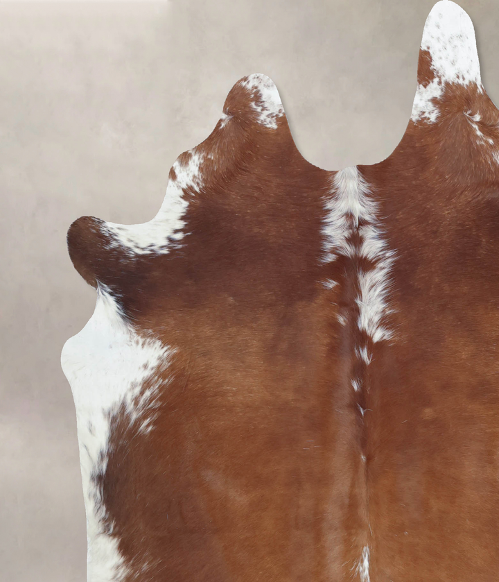 Hereford X-Large Brazilian Cowhide Rug 7'1"H x 6'1"W #B8400 by Hudson Hides