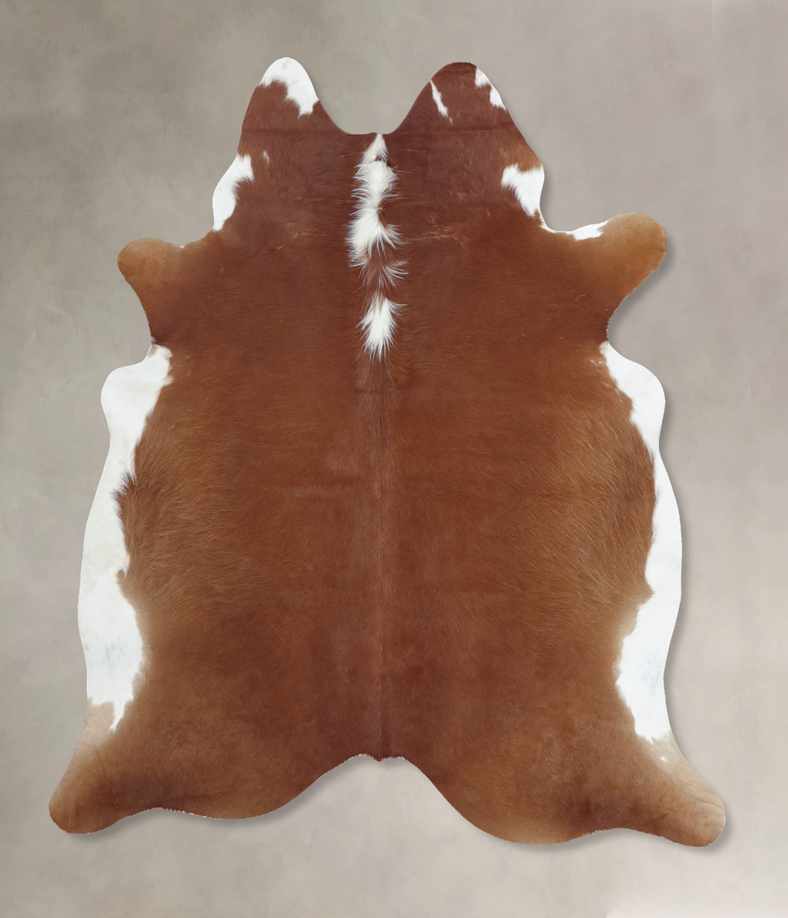 Hereford X-Large Brazilian Cowhide Rug 6'10"H x 6'1"W #B8401 by Hudson Hides