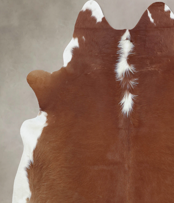 Hereford X-Large Brazilian Cowhide Rug 6'10"H x 6'1"W #B8401 by Hudson Hides