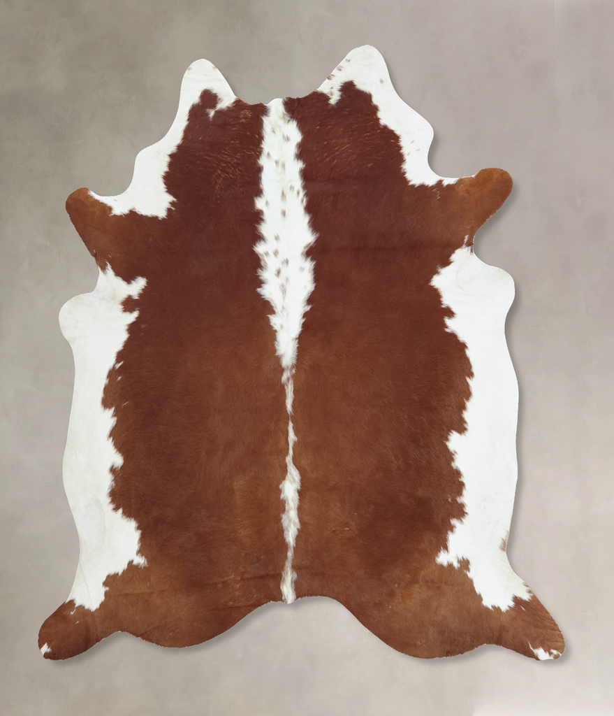 Hereford X-Large Brazilian Cowhide Rug 6'9"H x 6'6"W #B8402 by Hudson Hides