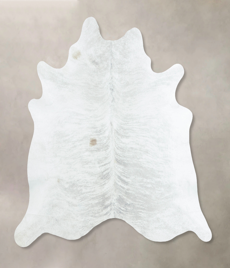 Grey Brindle X-Large Brazilian Cowhide Rug 7'3"H x 6'9"W #B8427 by Hudson Hides