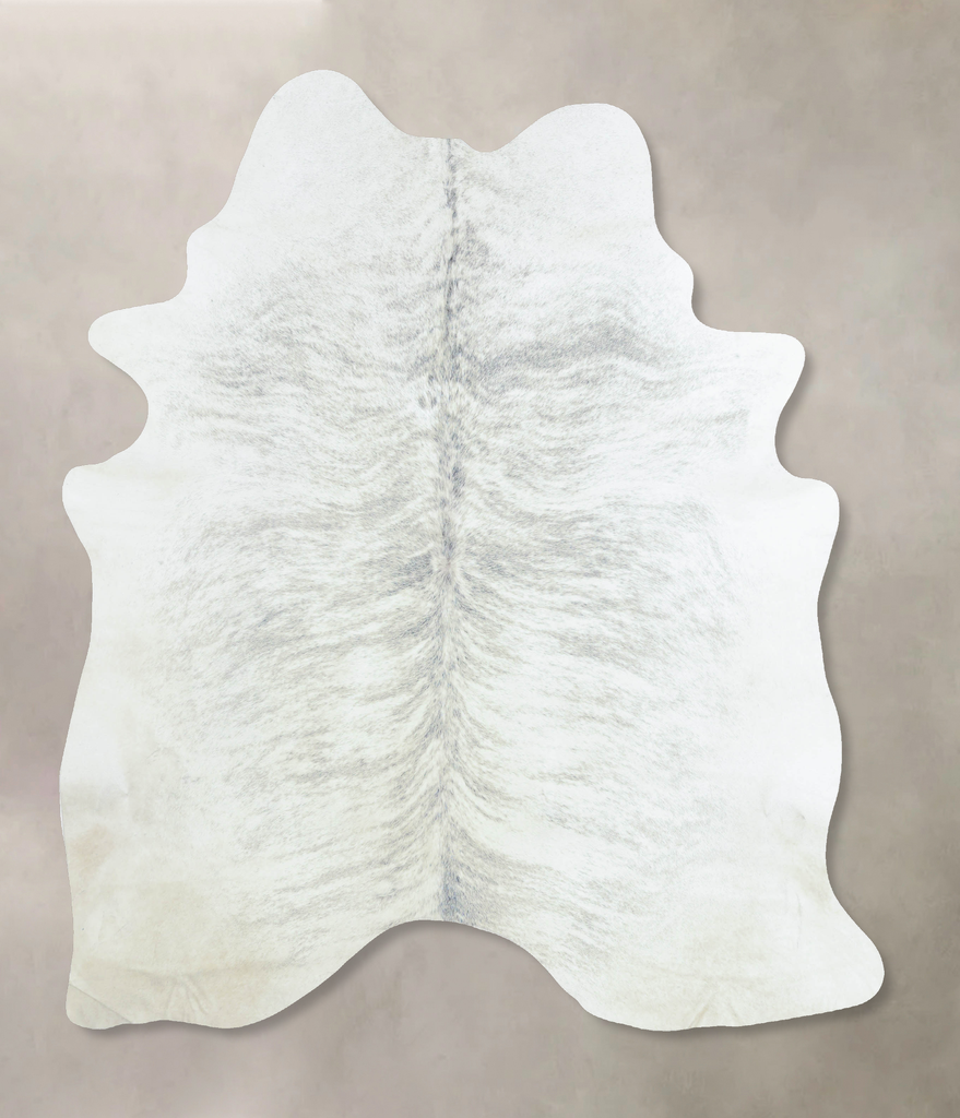 Grey Brindle X-Large Brazilian Cowhide Rug 7'7"H x 6'1"W #B8448 by Hudson Hides