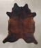 Dark Brindle XX-Large Brazilian Cowhide Rug 7'5