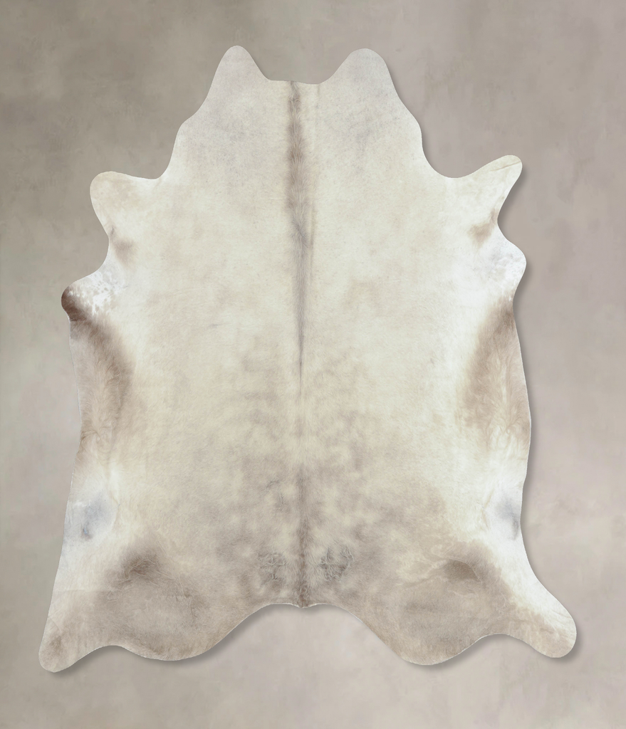 Champagne XX-Large Brazilian Cowhide Rug 7'9"H x 7'1"W #B8526 by Hudson Hides