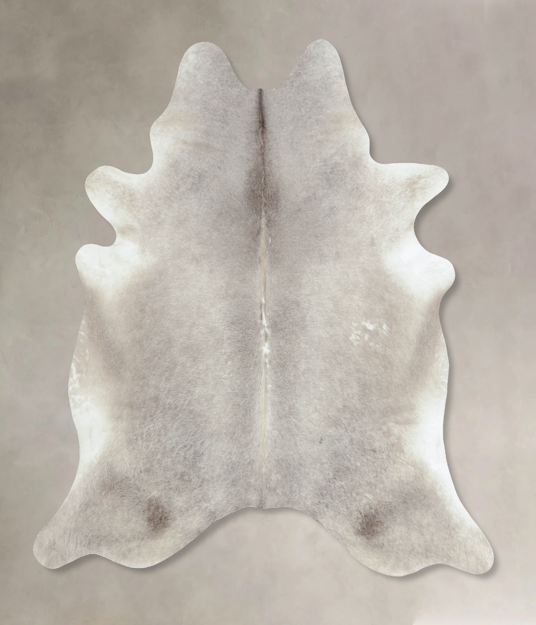 Medium Grey X-Large Brazilian Cowhide Rug 7'9"H x 6'5"W #B8527 by Huds