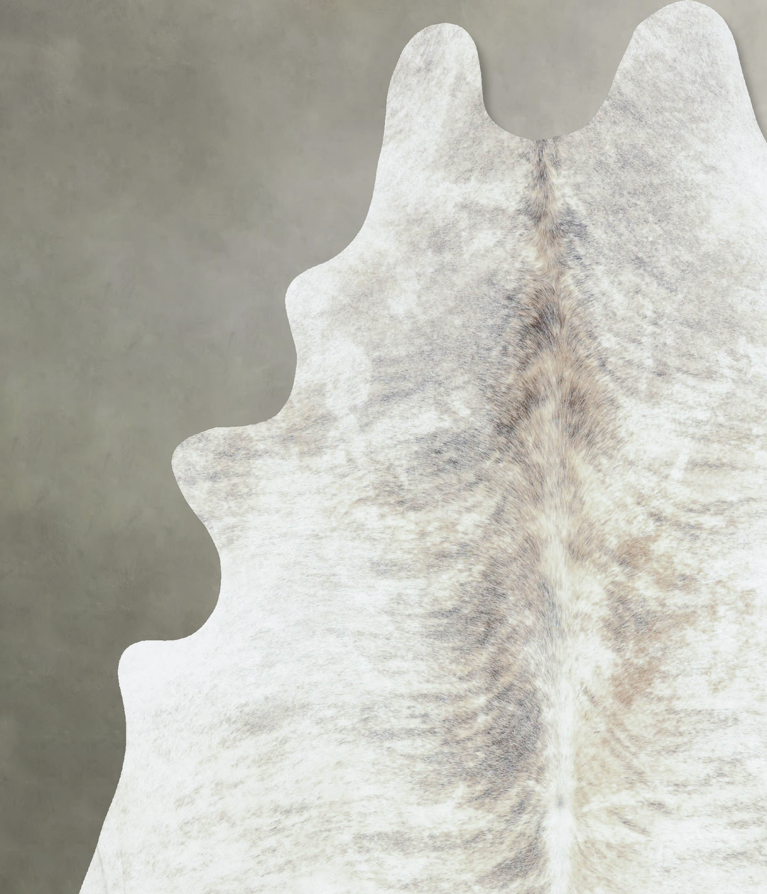 Light Brindle XX-Large Brazilian Cowhide Rug 8'2"H x 6'8"W #B8597 by H