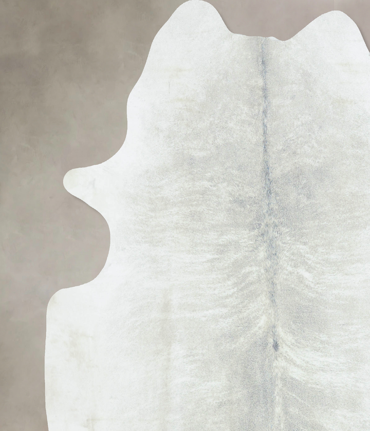 Grey Brindle XX-Large Brazilian Cowhide Rug 7'9"H x 6'11"W #B8598 by Hudson Hides