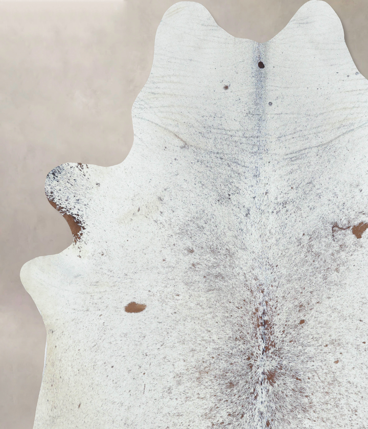 Salt and Pepper Brown XX-Large Brazilian Cowhide Rug 8'3"H x 6'11"W #B8639 by Hudson Hides