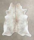 Grey Brindle X-Large Brazilian Cowhide Rug 7'4"H x 6'6"W #B8647 by Hudson Hides