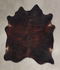 Dark Brindle X-Large Brazilian Cowhide Rug 6'10