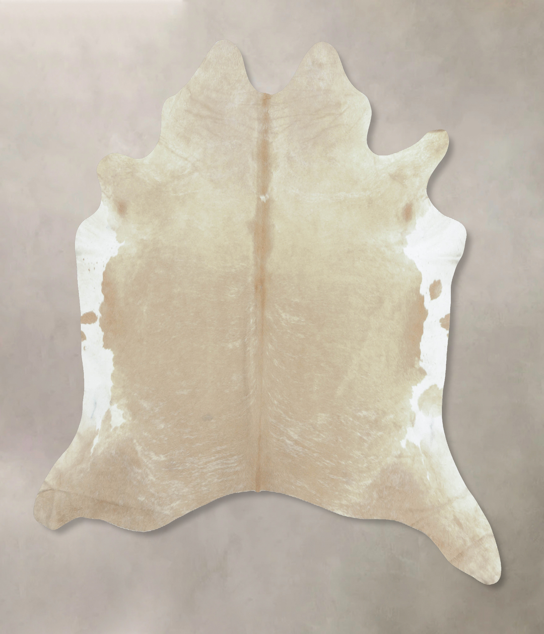 Champagne XX-Large Brazilian Cowhide Rug 7'8"H x 7'8"W #B8682 by Hudso