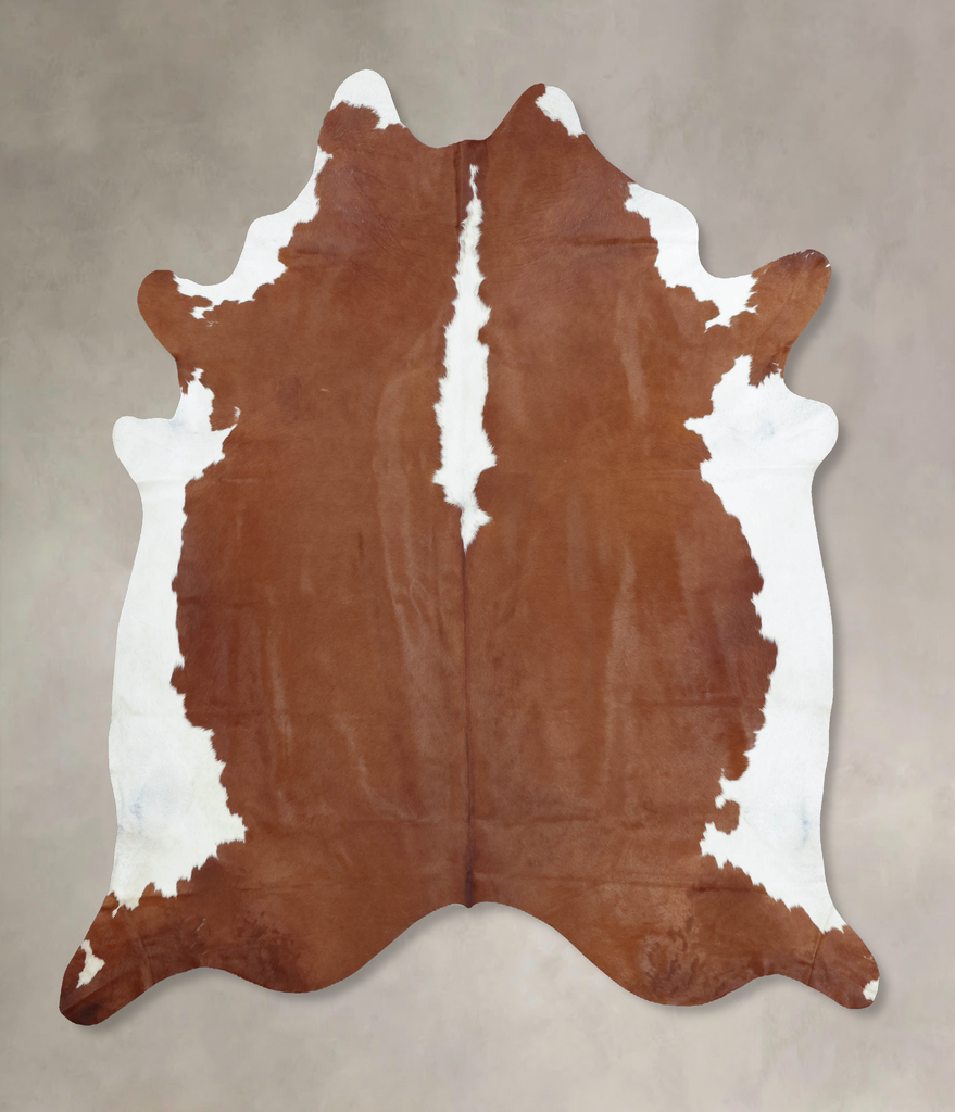Hereford XX-Large Brazilian Cowhide Rug 8'6"H x 7'9"W #B8700 by Hudson Hides