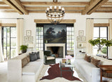 Hereford XX-Large Brazilian Cowhide Rug 8'3"H x 7'1"W #B8701 by Hudson Hides