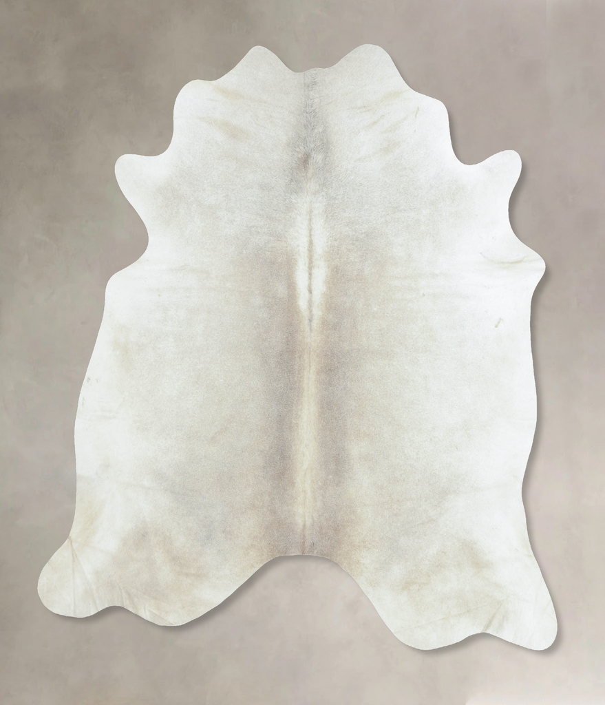 Medium Grey X-Large Brazilian Cowhide Rug 7'3"H x 6'9"W #B8705 by Hudson Hides