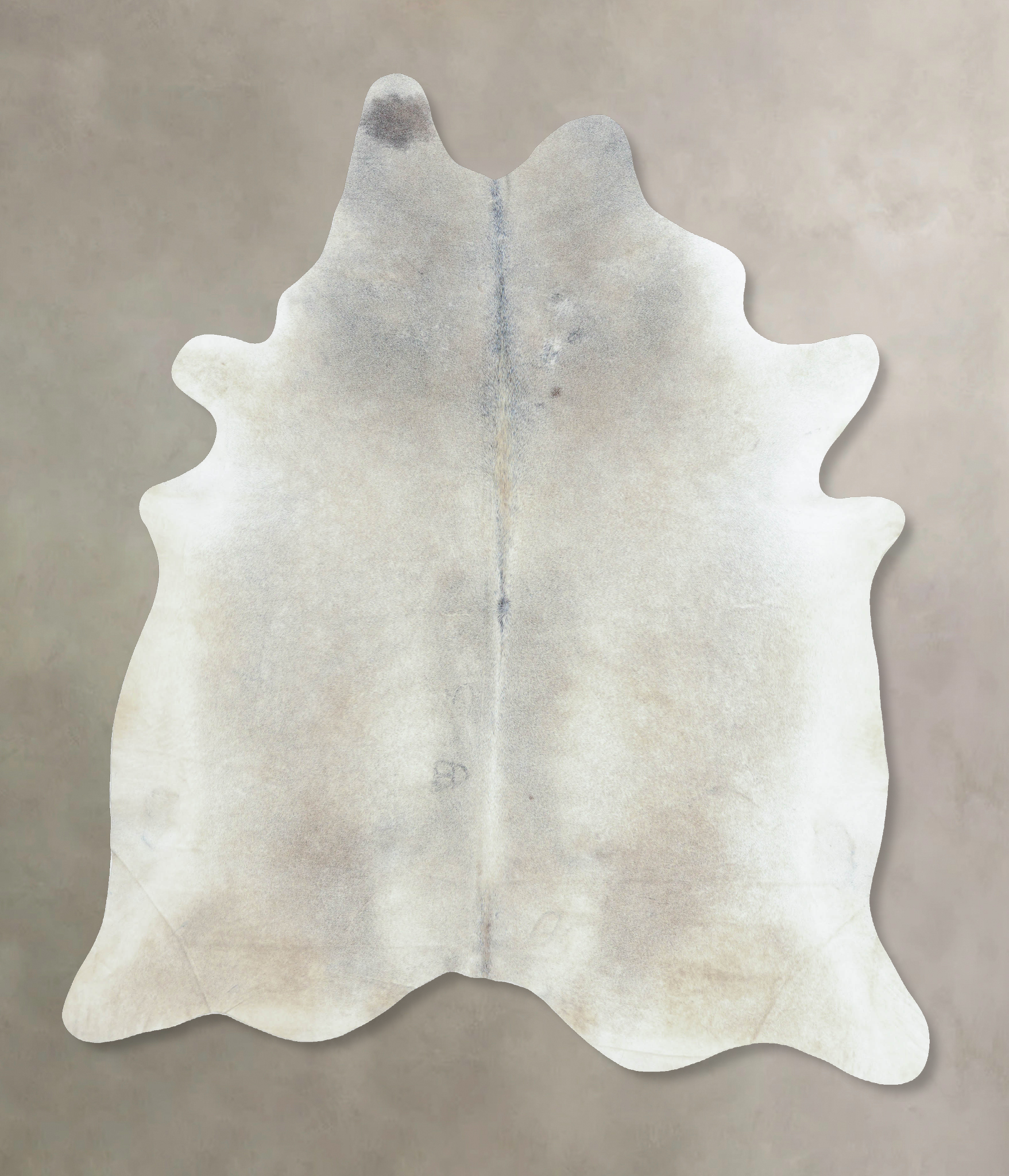 Grey with Beige Cowhide Rug #B8706