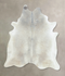 Grey with Beige XX-Large Brazilian Cowhide Rug 8'4