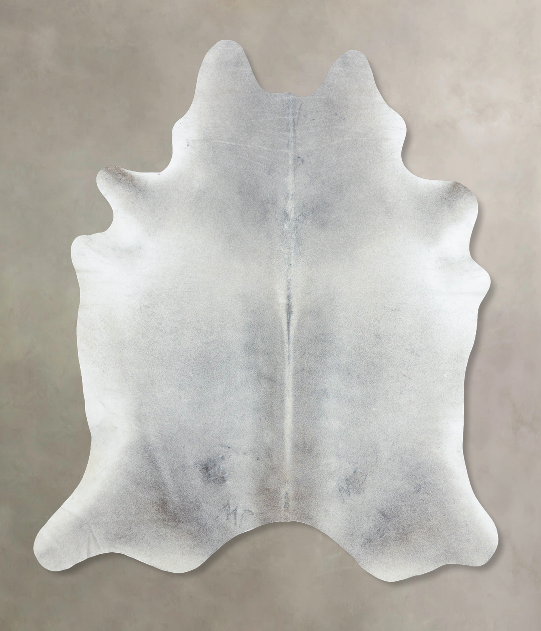 Medium Grey X-Large Brazilian Cowhide Rug 7'6"H x 6'5"W #B8719 by Huds