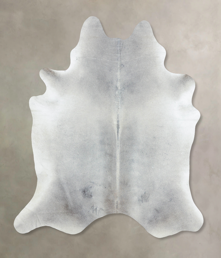 Medium Grey X-Large Brazilian Cowhide Rug 7'6"H x 6'5"W #B8719 by Hudson Hides