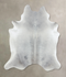 Medium Grey X-Large Brazilian Cowhide Rug 7'6