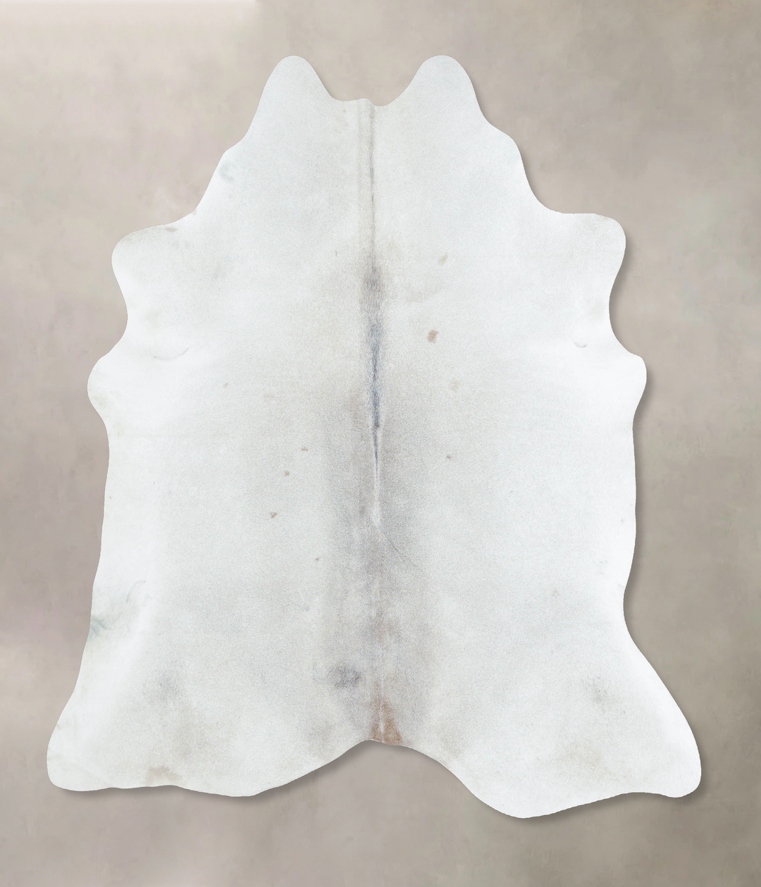 Medium Grey X-Large Brazilian Cowhide Rug 7'3"H x 6'10"W #B8722 by Hud