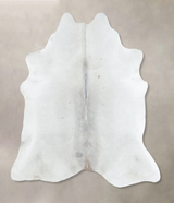 Medium Grey X-Large Brazilian Cowhide Rug 7'3"H x 6'10"W #B8722 by Hudson Hides
