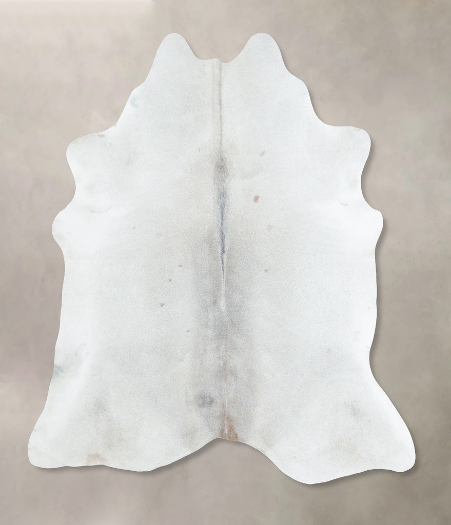 Medium Grey X-Large Brazilian Cowhide Rug 7'3"H x 6'10"W #B8722 by Hudson Hides