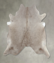 Taupe X-Large Brazilian Cowhide Rug 6'5"H x 6'6"W #B8744 by Hudson Hides