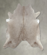Taupe X-Large Brazilian Cowhide Rug 6'5"H x 6'6"W #B8744 by Hudson Hides
