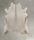 Taupe XX-Large Brazilian Cowhide Rug 7'2"H x 7'0"W #B8747 by Hudson Hides