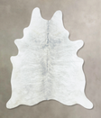 Grey Brindle X-Large Brazilian Cowhide Rug 7'7"H x 6'5"W #B8823 by Hudson Hides