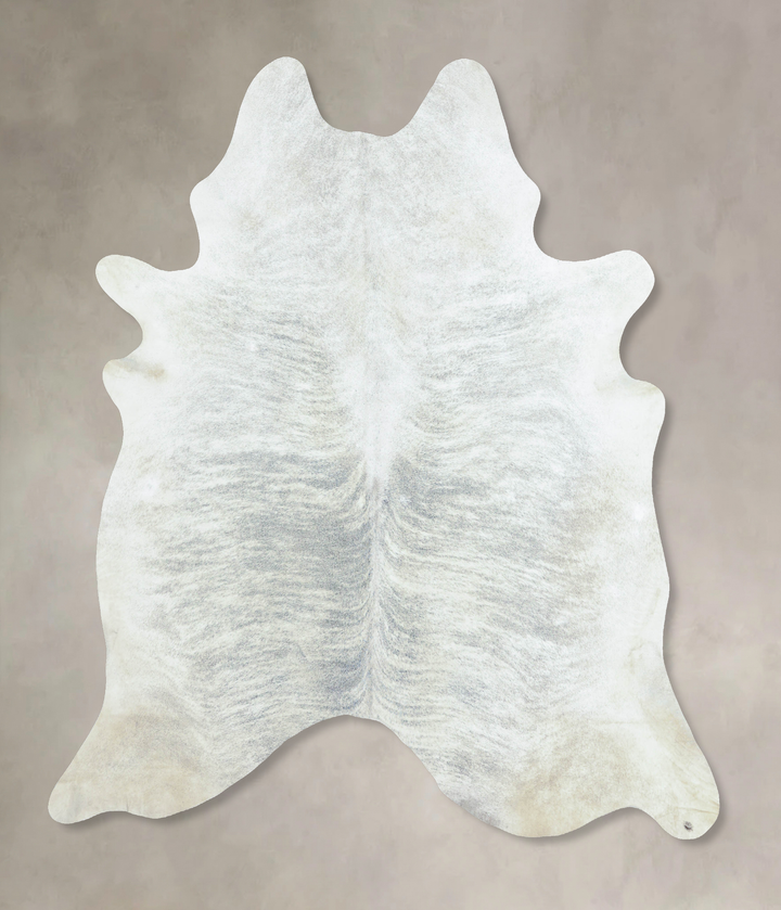 Grey Brindle XX-Large Brazilian Cowhide Rug 7'10"H x 6'7"W #B8910 by Hudson Hides