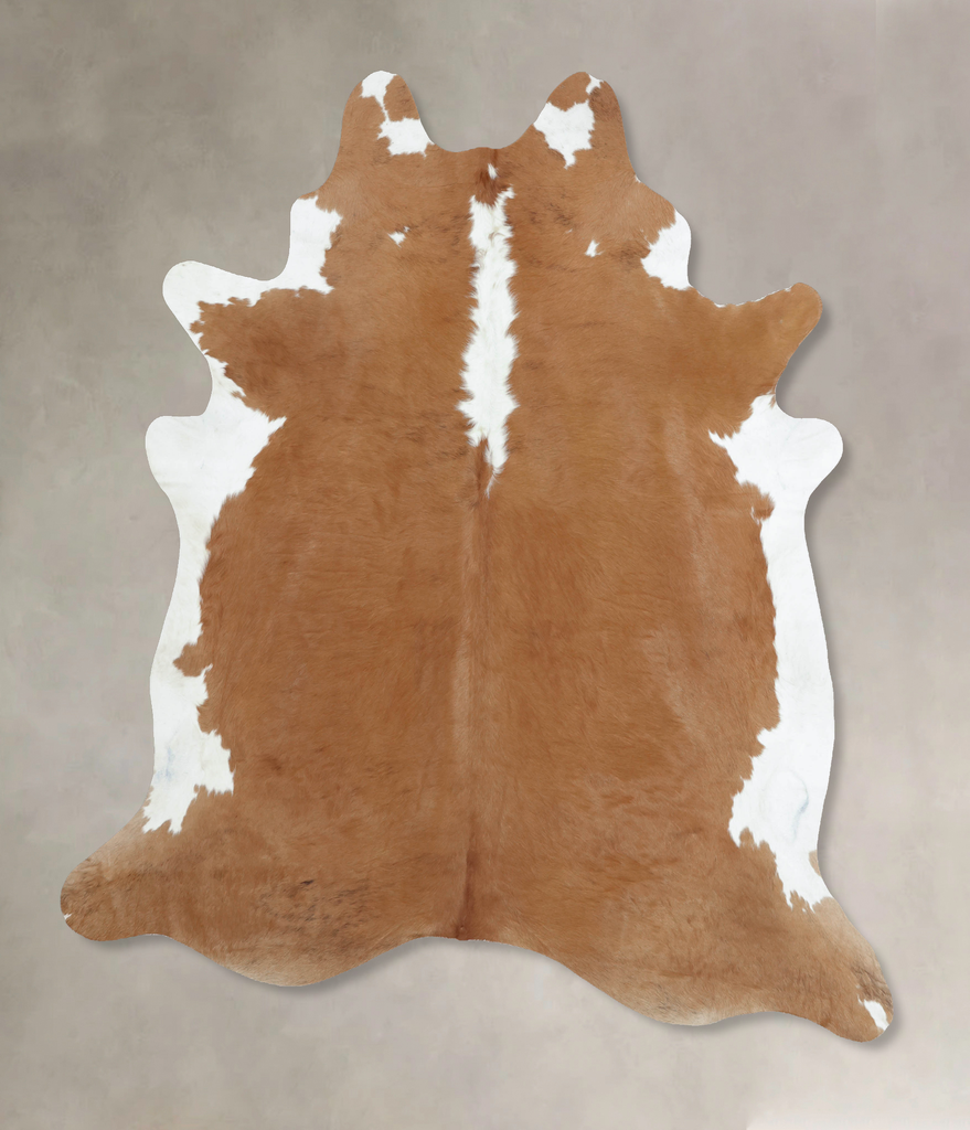Hereford XX-Large Brazilian Cowhide Rug 8'2"H x 7'0"W #B8963 by Hudson Hides