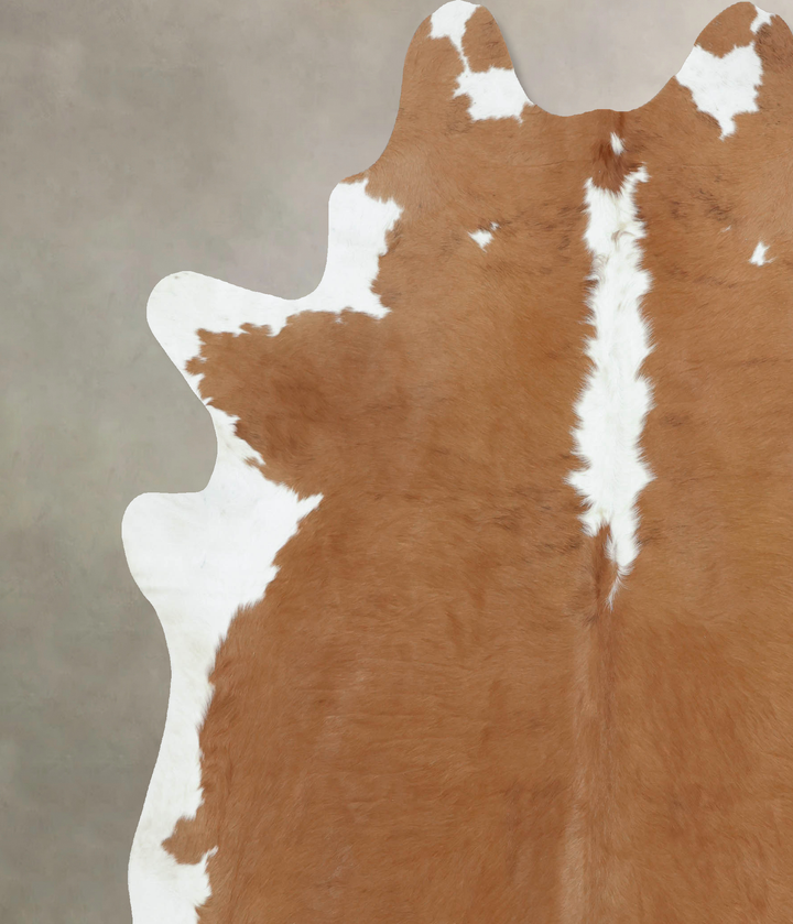 Hereford XX-Large Brazilian Cowhide Rug 8'2"H x 7'0"W #B8963 by Hudson Hides