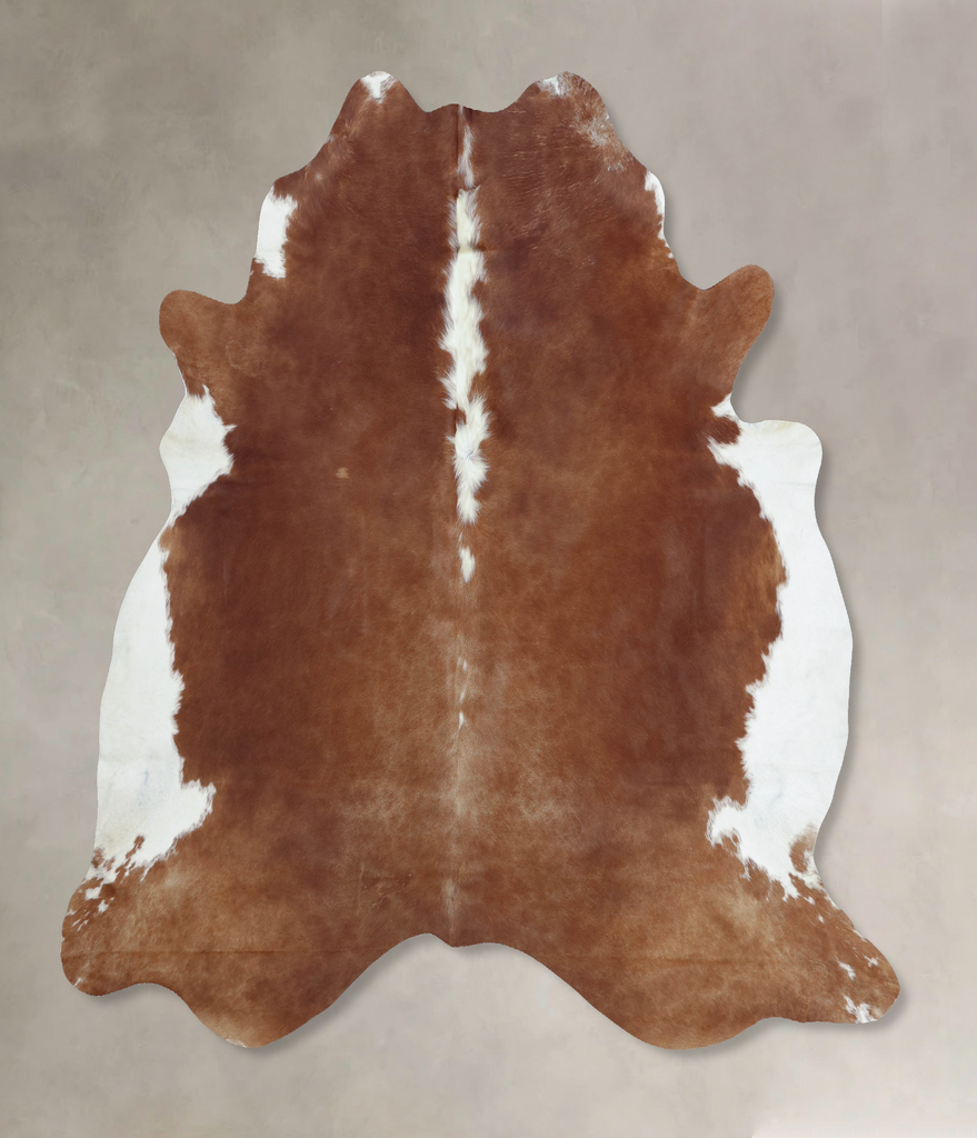 Hereford XX-Large Brazilian Cowhide Rug 7'5"H x 7'1"W #B8965 by Hudson Hides