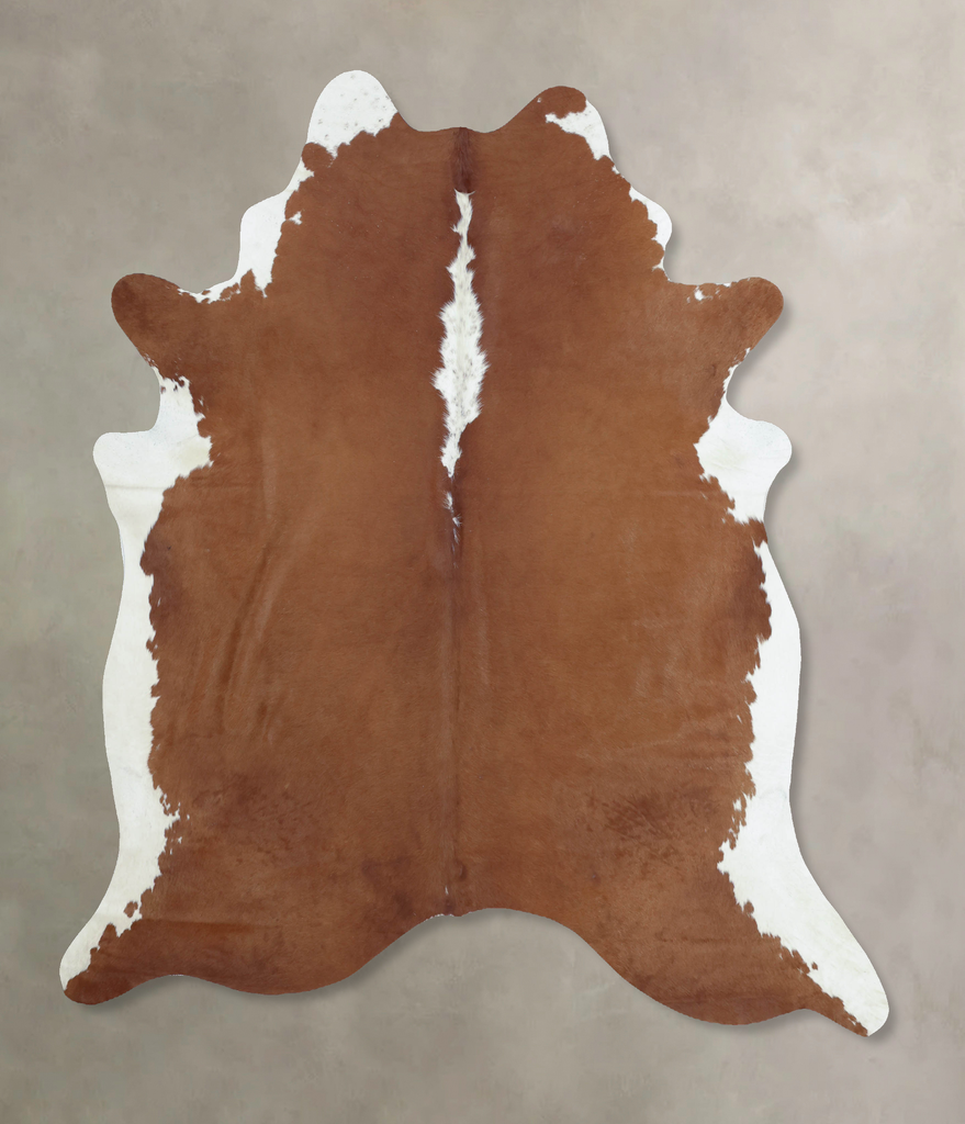 Hereford X-Large Brazilian Cowhide Rug 7'7"H x 6'5"W #B8966 by Hudson Hides
