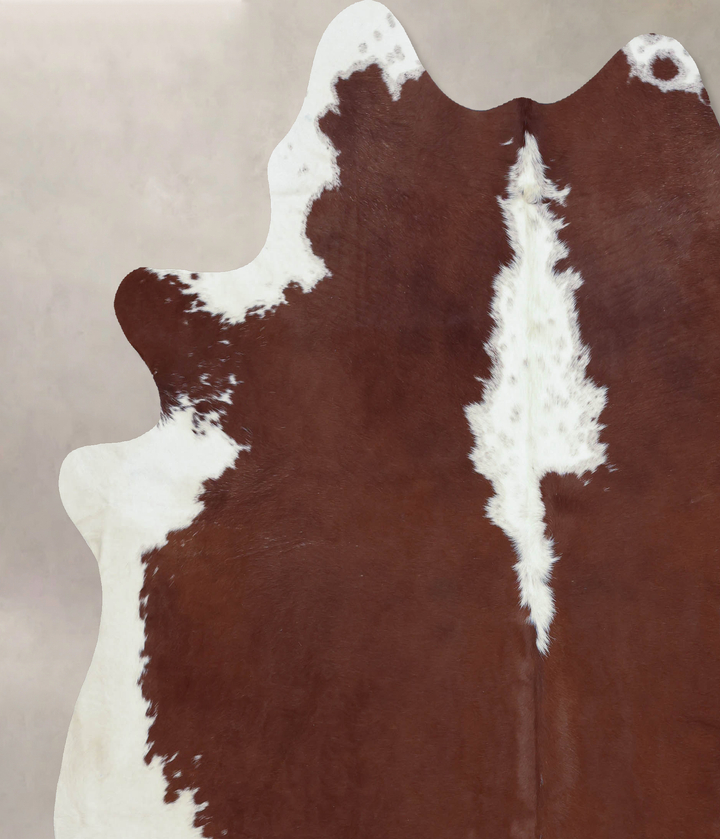 Hereford XX-Large Brazilian Cowhide Rug 8'3"H x 7'4"W #B9023 by Hudson Hides