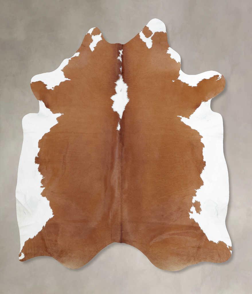 Hereford XX-Large Brazilian Cowhide Rug 8'2"H x 6'10"W #B9068 by Hudson Hides