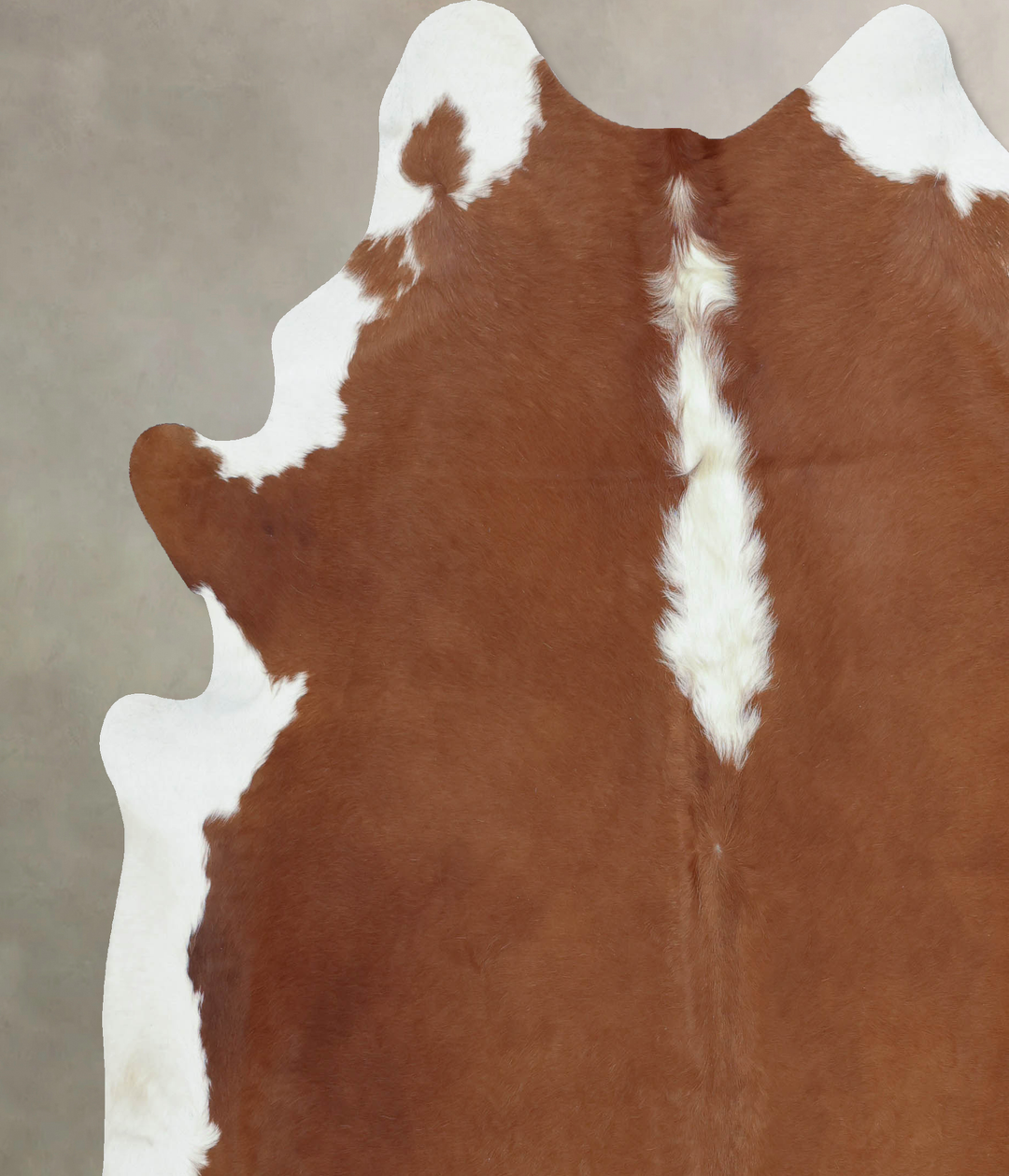Hereford XX-Large Brazilian Cowhide Rug 8'1"H x 7'3"W #B9069 by Hudson