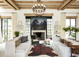 Dark Brindle X-Large Brazilian Cowhide Rug 7'9"H x 6'3"W #B9111 by Hudson Hides