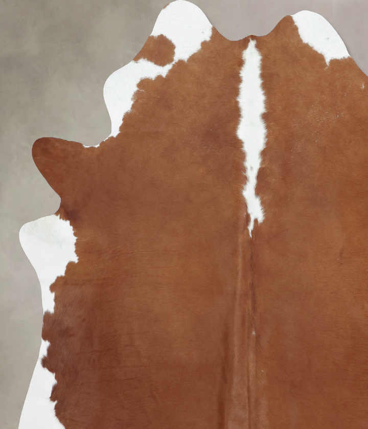 Hereford XX-Large Brazilian Cowhide Rug 7'10"H x 6'10"W #B9178 by Hudson Hides