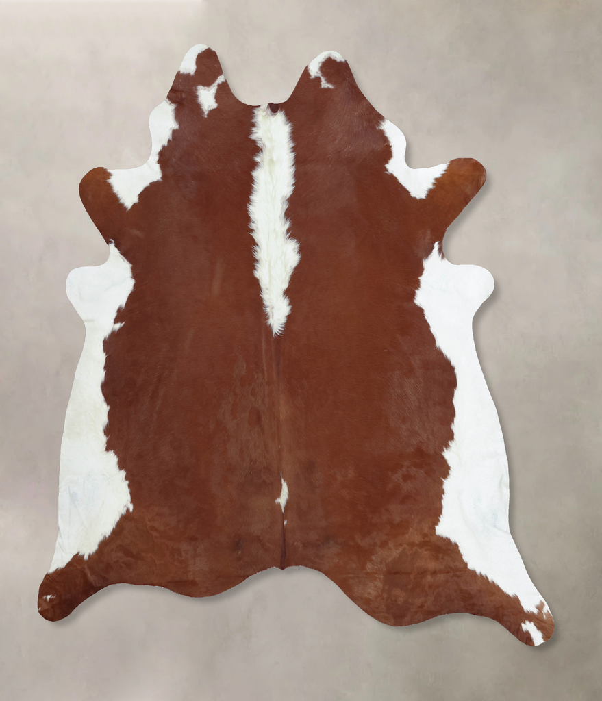 Hereford XX-Large Brazilian Cowhide Rug 8'5"H x 7'7"W #B9191 by Hudson Hides